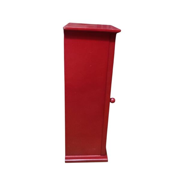 Vintage 13" Classic Table Clock Hinged Door Jewelry Drawers Tower (PARTS ONLY) - Picture 6 of 9